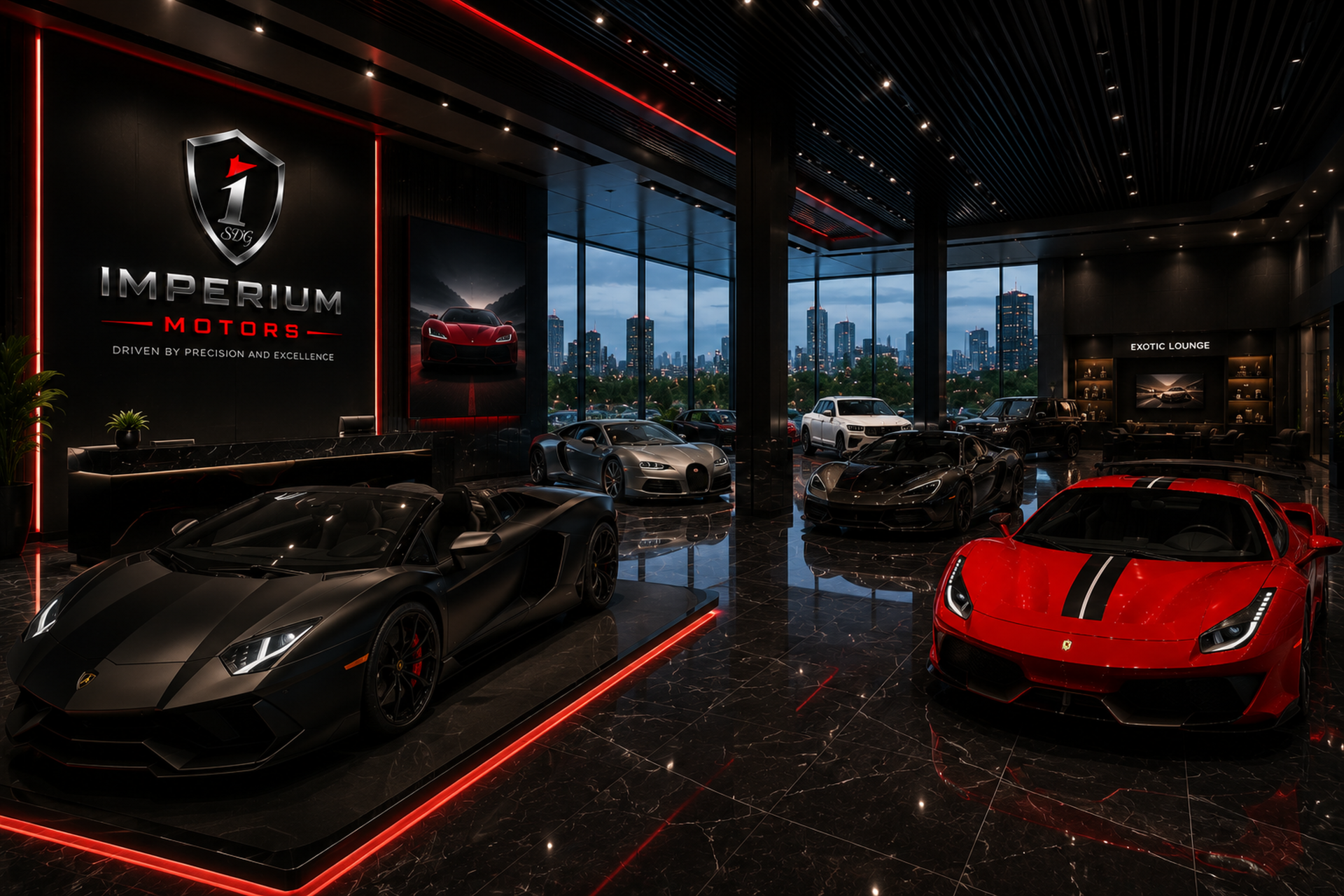 Exotic Showroom Vault Space